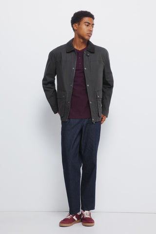 Camiseta Mana Larga con Detalle Botones