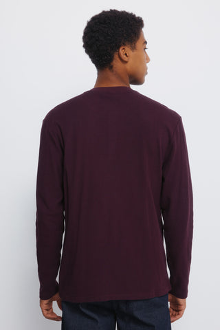 Camiseta Mana Larga con Detalle Botones