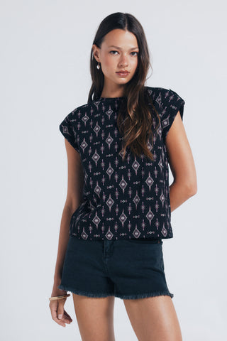 Camiseta Manga Corta con Estampado