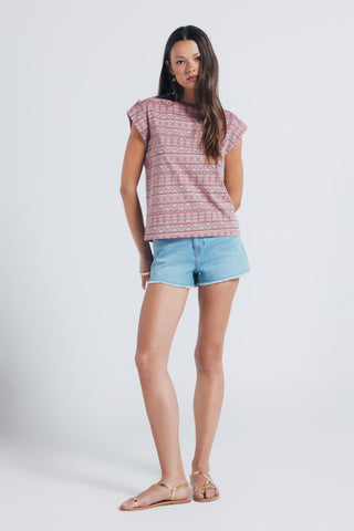 Camiseta Manga Corta con Estampado