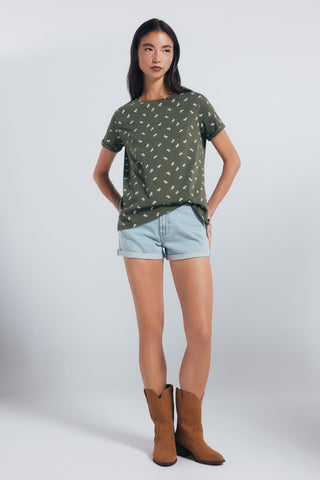 Camiseta Manga Corta con Gráfico