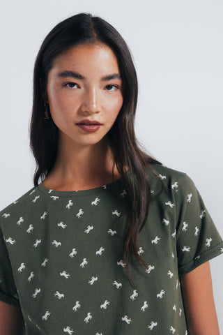 Camiseta Manga Corta con Gráfico