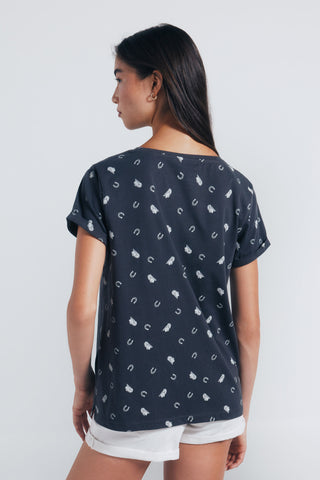 Camiseta Manga Corta con Gráfico