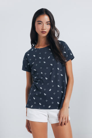 Camiseta Manga Corta con Gráfico