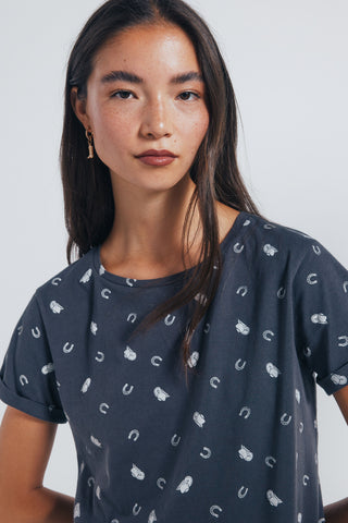 Camiseta Manga Corta con Gráfico