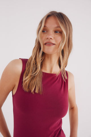 Camiseta Ajustada Cuello Redondo