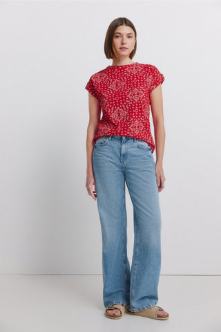 Sleeveless Mosaic Top.