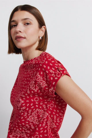 Sleeveless Mosaic Top.
