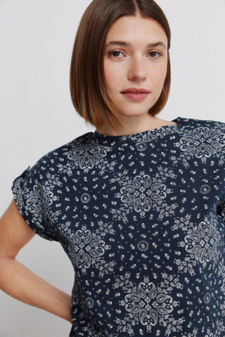 Sleeveless Mosaic Top.