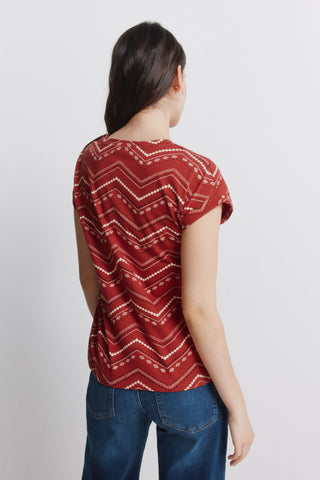 Camiseta Manga Corta con Estampado