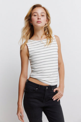 Sleeveless Boxy Top.