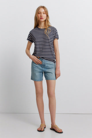 S/S Striped T-Shirt.
