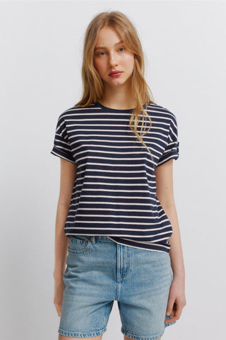 S/S Striped T-Shirt.