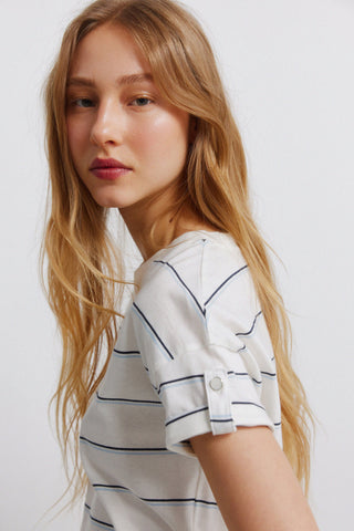 S/S Striped T-Shirt.