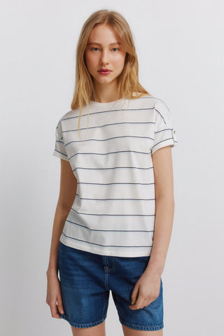 S/S Striped T-Shirt.