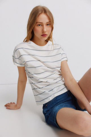 S/S Striped T-Shirt.