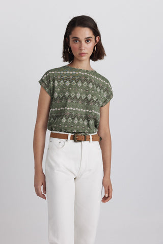 1.Oi26.T.B.Camiseta Aop Botón.