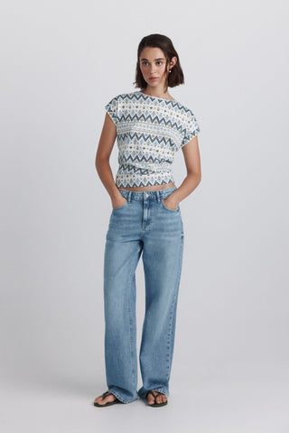 1.Oi26.T.B.Camiseta Aop Botón.