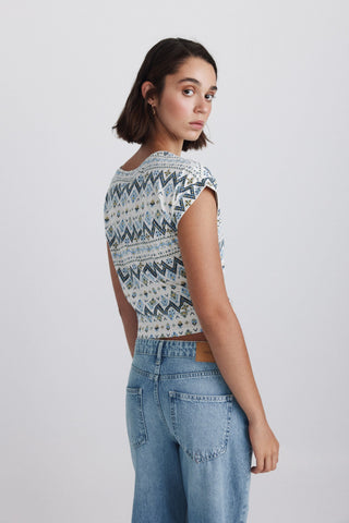 1.Oi26.T.B.Camiseta Aop Botón.