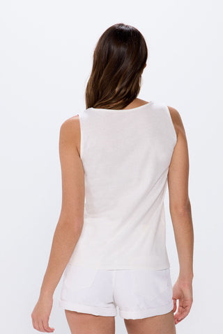 Camiseta de Tirantes con Encaje