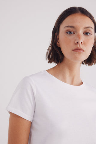 Camiseta Manga Corta de Algodón