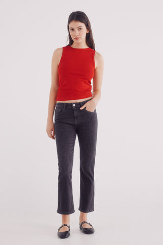 Camiseta de Tirantes Tejido Canalé