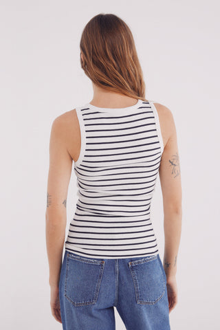 Camiseta de Tirantes Tejido Canalé