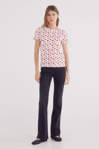 Camiseta Manga Corta con Estampado