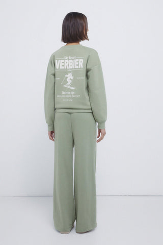 Pantalón Talle Medio con Bolsillos
