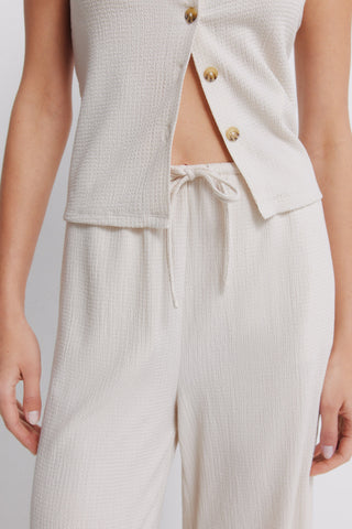 Pantalón Talle Alto con Cintura Elástica