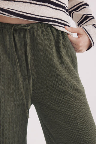 Wide-leg Pants with Elastic Waist