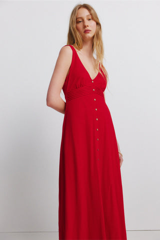Button-Down Midi Dress.