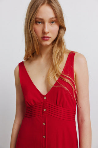 Button-Down Midi Dress.