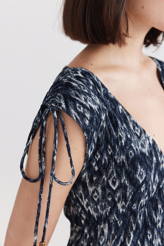 2.T.A.Corto Rib Sm Navy/Grana.