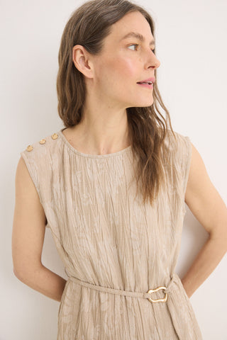 Blusa Tejido Jacquard con Hebilla.