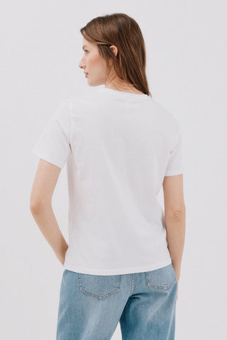 Camiseta Manga Corta con Estampado