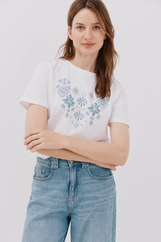 Camiseta Manga Corta con Estampado