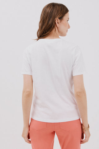 Camiseta Manga Corta con Estampado