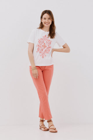 Camiseta Manga Corta con Estampado