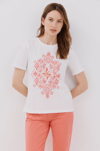 Camiseta Manga Corta con Estampado