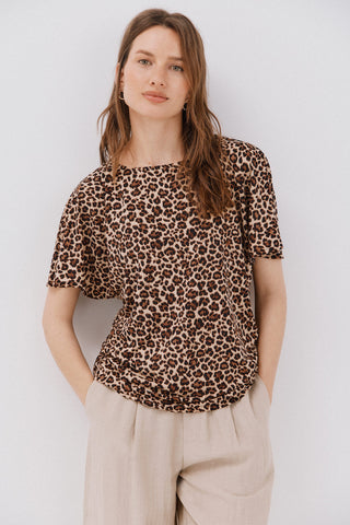 Camiseta Básica Manga con Volante