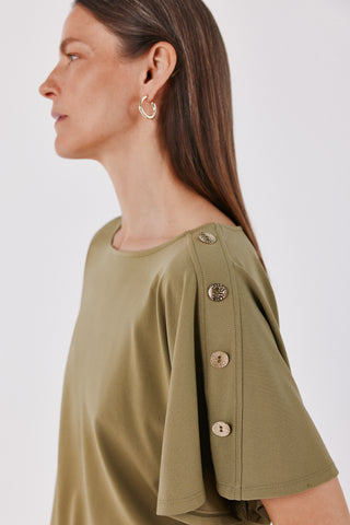 2.T.Ki.Camiseta Botones Laterales.