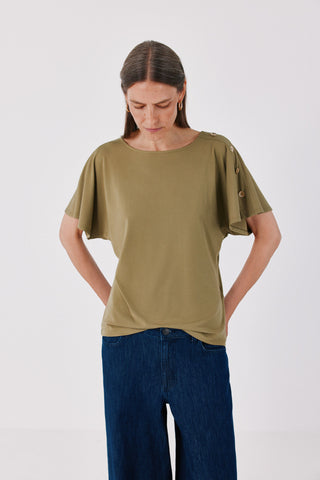 2.T.Ki.Camiseta Botones Laterales.