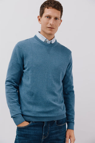 Sudadera Cuello Redondo de Algodón
