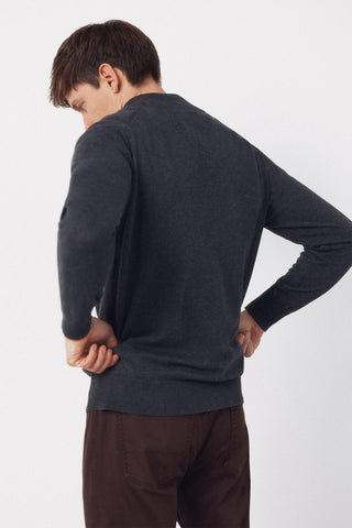 Sudadera Cuello Alto con Cremallera de Algodón