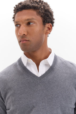 Sudadera Cuello Pico de Algodón