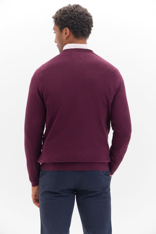 Sudadera Cuello Pico de Algodón