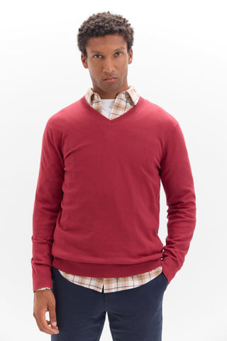 Sudadera Cuello Pico de Algodón