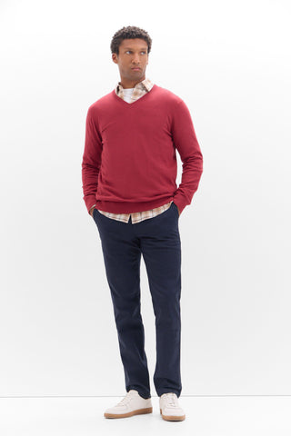 Sudadera Cuello Pico de Algodón