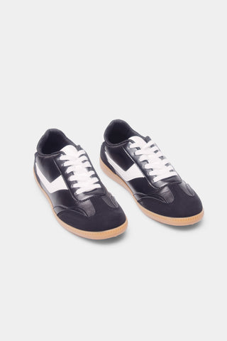 Tenis con Suela de Goma y Cordones, Mujer